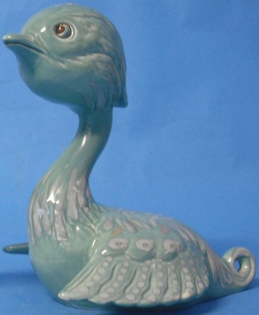 Appraisal: Rare Beswick Grebie in unrecorded green patterned colourway