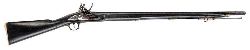 Appraisal: British Flintlock Musket possibly a cal - in smooth bore