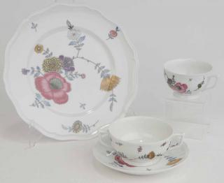 Appraisal: A Raynaud Anemone Partial Dinner Service pieces Limoges France late