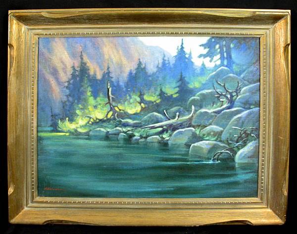 Appraisal: Vladimir Pavlovich Shkurkin American - Cool Water signed 'V Shkurkin'