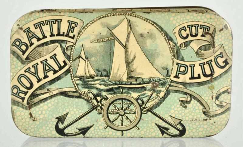 Appraisal: Battle Royal Tobacco Tin Description Fine example with good overall