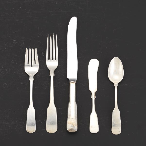 Appraisal: GORHAM AND INTERNATIONAL STERLING FLATWARE GROUP Eight salad forks nine