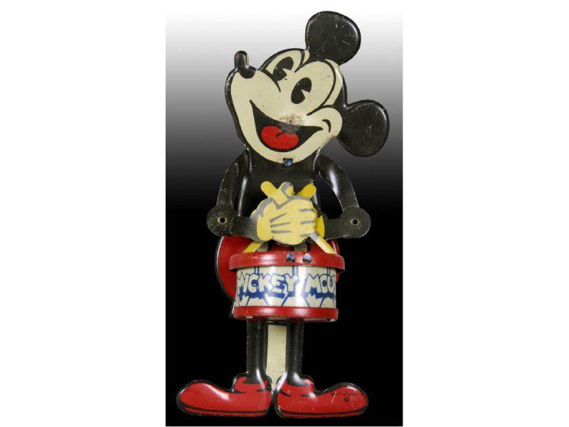 Appraisal: Walt Disney Mickey Mouse German Drummer Toy Description - ''