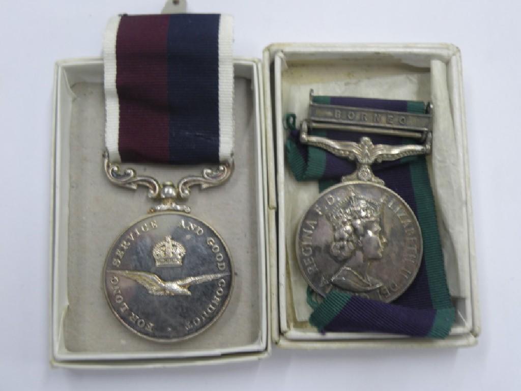 Appraisal: A Queen Elizabeth II campaign service medal for Borneo presented