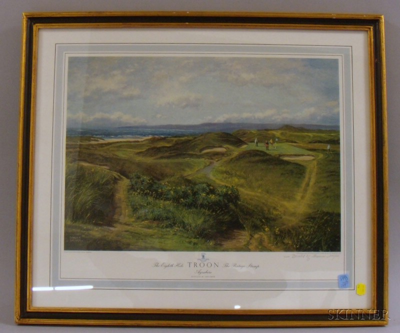 Appraisal: Set of Three Donald M Shearer British Golfing Lithograph Prints