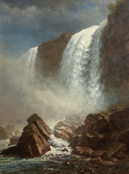 Appraisal: Albert Bierstadt American - American Falls at Niagara Estimate -