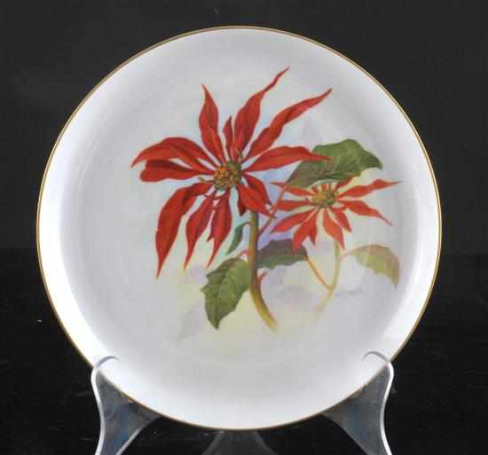 Appraisal: A Royal Worcester Australian wildflowers series plate Circa signed A