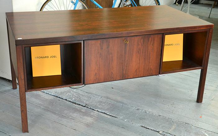 Appraisal: ROSEWOOD DESK BY GUNNI OMANN x x cm ROSEWOOD DESK