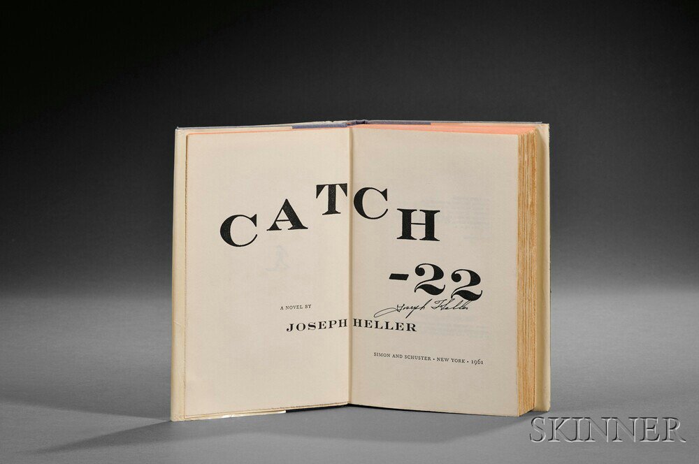 Appraisal: Heller Joseph - Catch Signed First Edition New York Simon