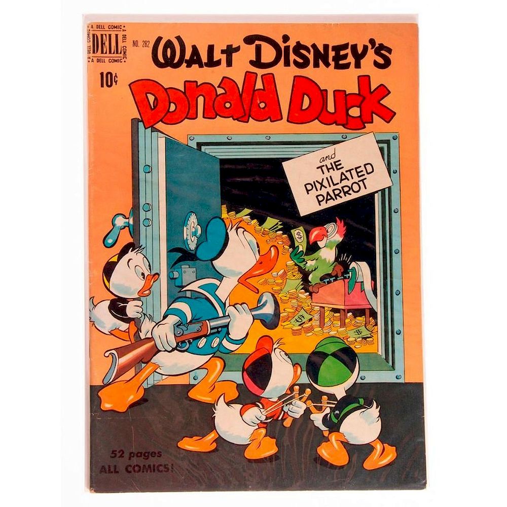 Appraisal: Donald Duck and The Pixilated Parrot Four-Color Dell Art by