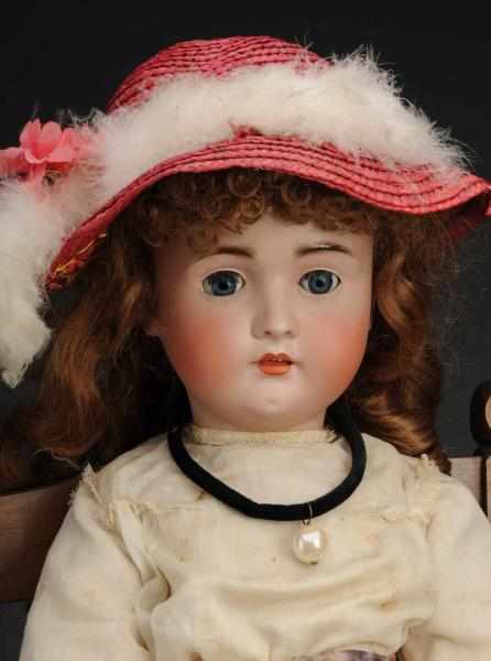 Appraisal: Hertel Schwab Co German Bisque Child Doll Description Mold sleeping