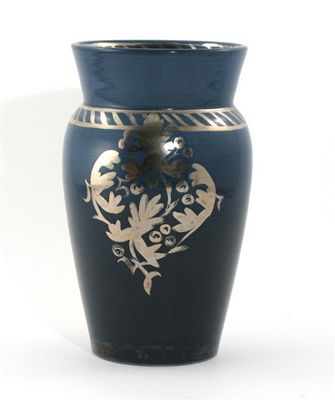 Appraisal: A Wedgwood Pottery vase by Louise Powell shouldered form painted