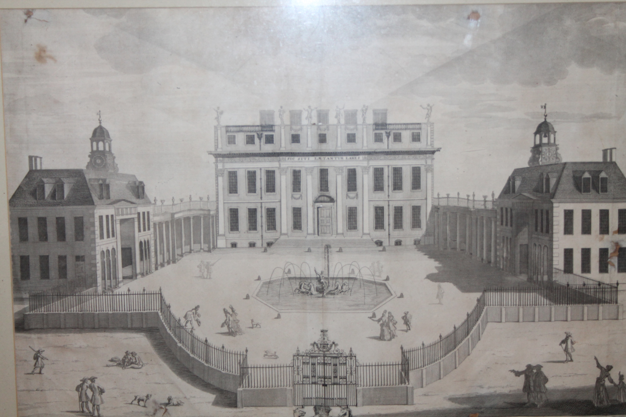 Appraisal: After Johannes Kip Plan Engraving Of Buckingham House In St