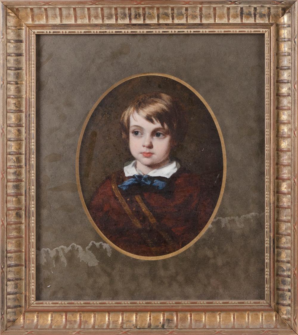 Appraisal: JOSHUA HARGRAVE SAMS MANN ENGLAND TH CENTURY PORTRAIT OF A