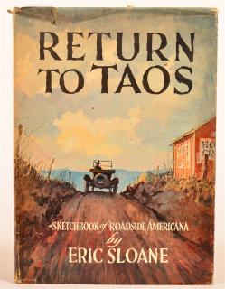 Appraisal: vol Inscribed Eric Sloane Book Eric Sloane Return to Taos