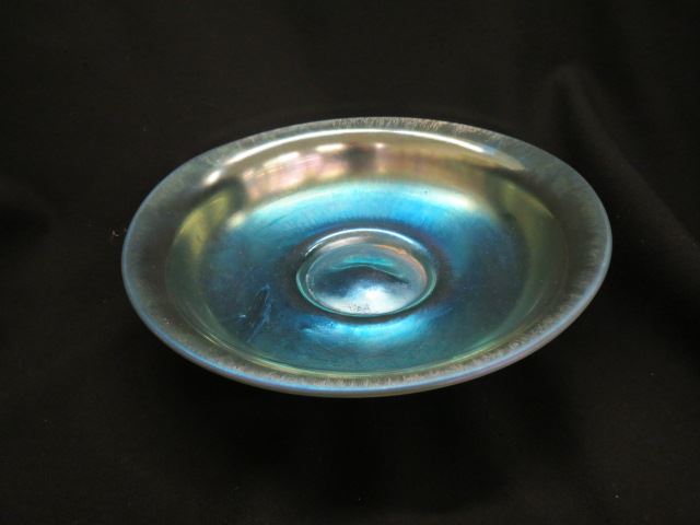 Appraisal: Steuben Art Glass Bowl blue aurene interior calcite exterior diameter