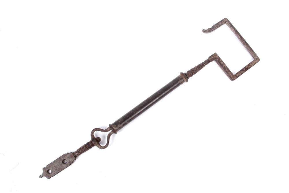 Appraisal: ISLAMIC WROUGHT IRON ADJUSTABLE HANGING DEVICE - Probably Turkish th