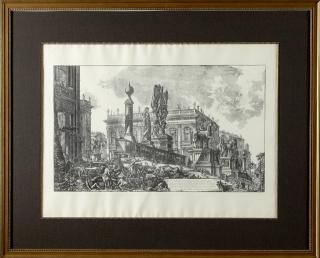 Appraisal: Giovanni Piranesi Veduta del Campidoglio di Fian Giovanni Piranesi Veduta