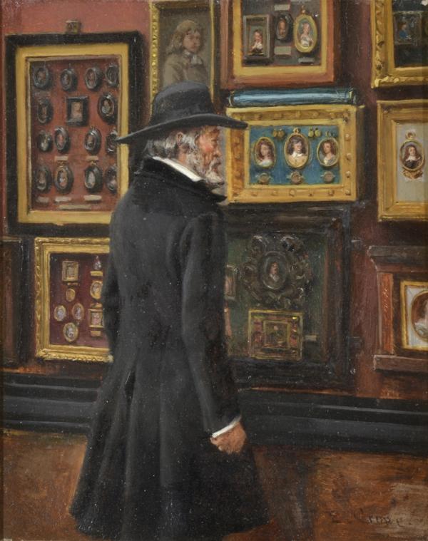 Appraisal: EYRE CROWE BRITISH - Thomas Carlyle Looking at the Duke