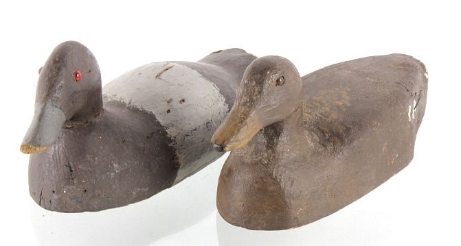 Appraisal: Mid s Collection of Duck Decoys For your consideration is