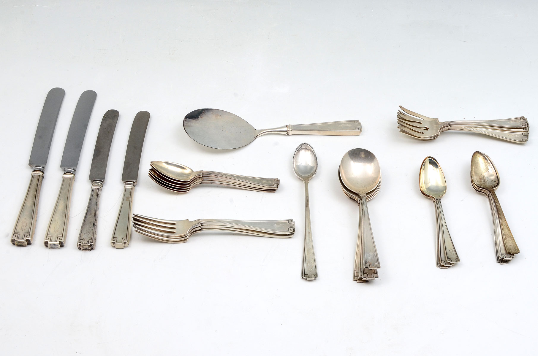 Appraisal: PC GORHAM ''ETRUSCAN'' STERLING FLATWARE Approx Troy ounces Comprising -