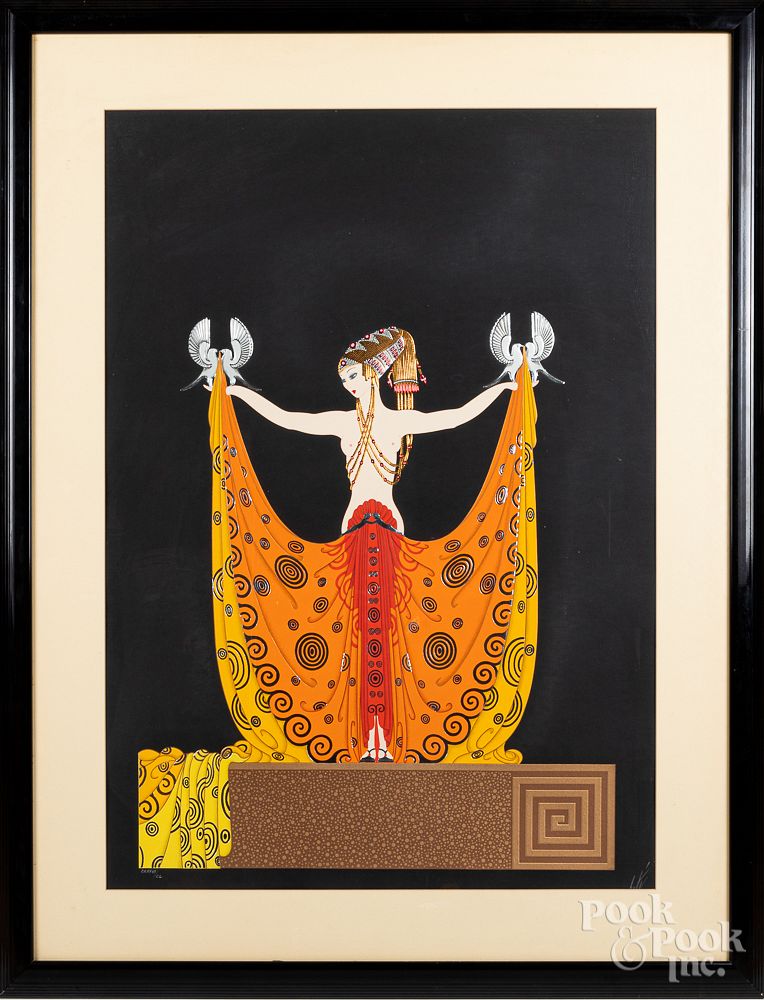 Appraisal: Erte Romain De Tirtoff serigraph of Venus Erte Romain De