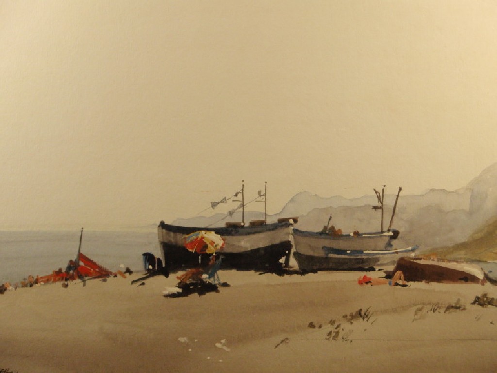 Appraisal: Charles Whittaker thC Hot Day in Dunwich watercolour body colour