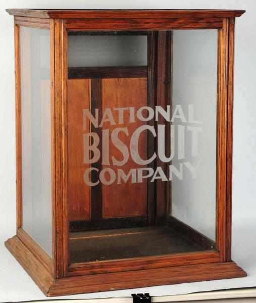 Appraisal: National Biscuit Company Display Case Very strong acid-etched front glass