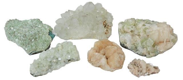 Appraisal: lot of Group of geological crystal specimens in natural rock