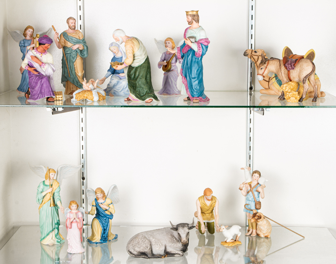 Appraisal: LOT OF LENOX THE RENAISSANCE NATIVITY GROUP lot of Lenox