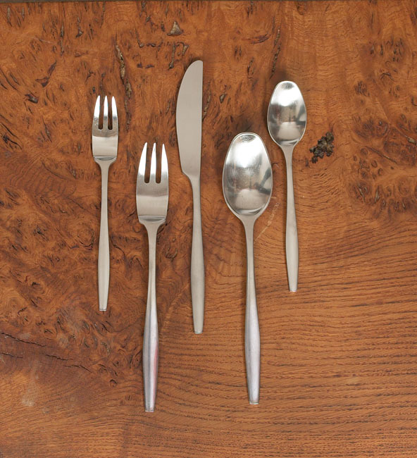 Appraisal: Jens Quistgaard flatware set by Dansk Variation V made in