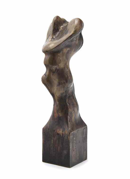 Appraisal: Richard Howard Hunt American b Untitled bronze inscribed R Hunt