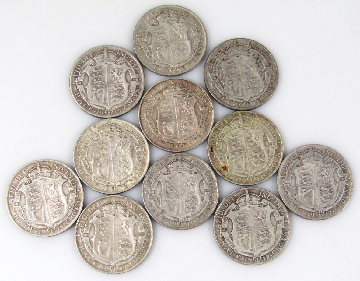 Appraisal: Various pre- 's George IV half crowns