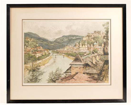 Appraisal: Luigi Kasimir - Austria California A City on the Rhine