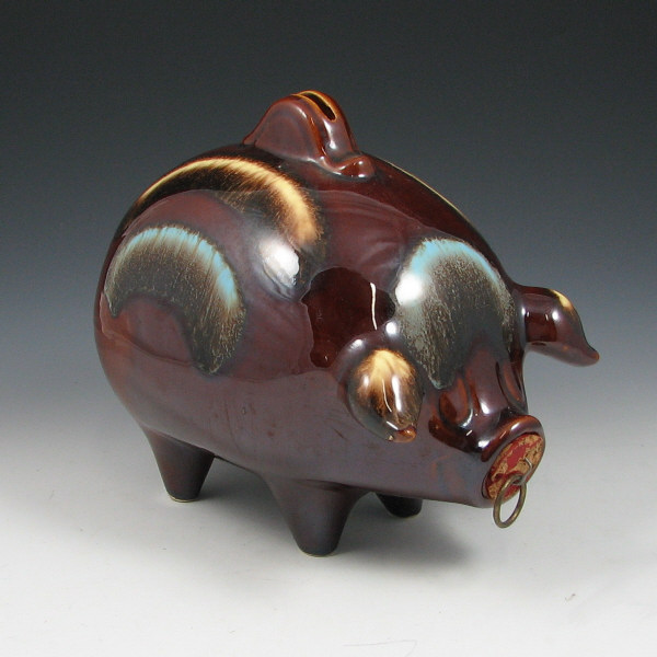 Appraisal: Hull Razorback Pig Bank - Mint Razorback pig bank in