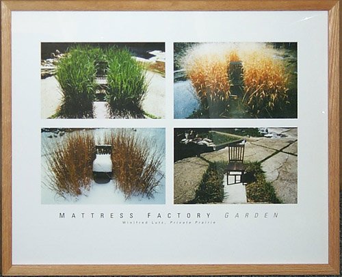 Appraisal: Mattress Factory Garden Poster on Paper Lutz Winifred x inches