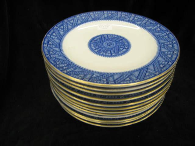 Appraisal: Set of Royal Worcester Ironstone Plates gold rim