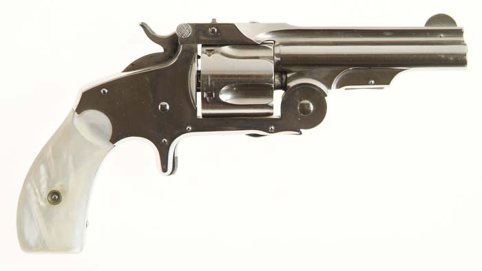 Appraisal: SMITH WESSON FIRST MODEL BABY RUSSIAN SPUR TRIGGER REVOLVER Cal