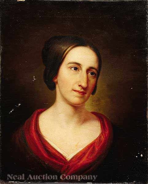 Appraisal: Attributed to Rembrandt Peale American - Portrait of Mary Davenport