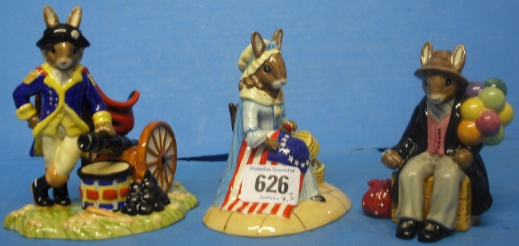 Appraisal: Royal Doulton Bunnykins Figures Betsy Ross DB George Washington DB