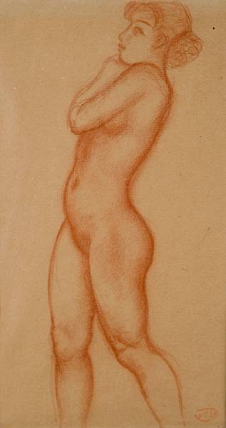 Appraisal: Aristide Maillol French - Standing Nude estate stamped lower right