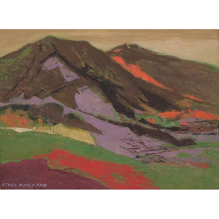 Appraisal: Ethel Magafan American - Distant Valley c oil on board