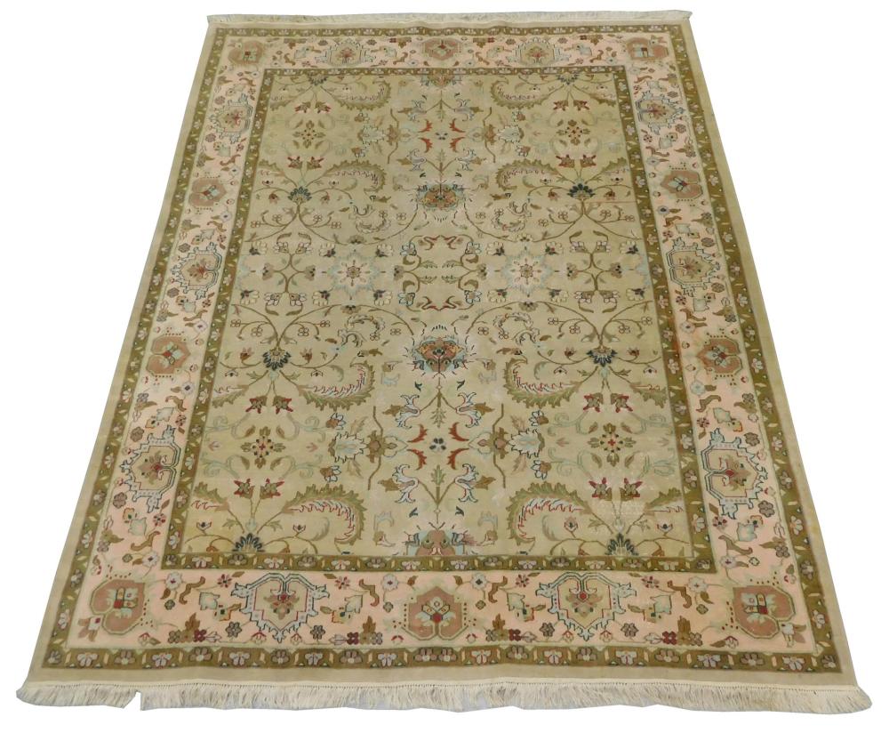 Appraisal: RUG Modern Indo-Persian style carpet ' x ' wool on