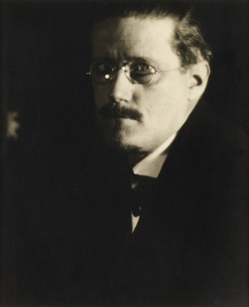 Appraisal: MAN RAY - James Joyce Silver print x inches x