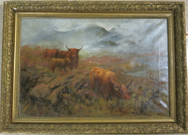 Appraisal: L C MITCHELL OIL ON CANVAS Irish th th century