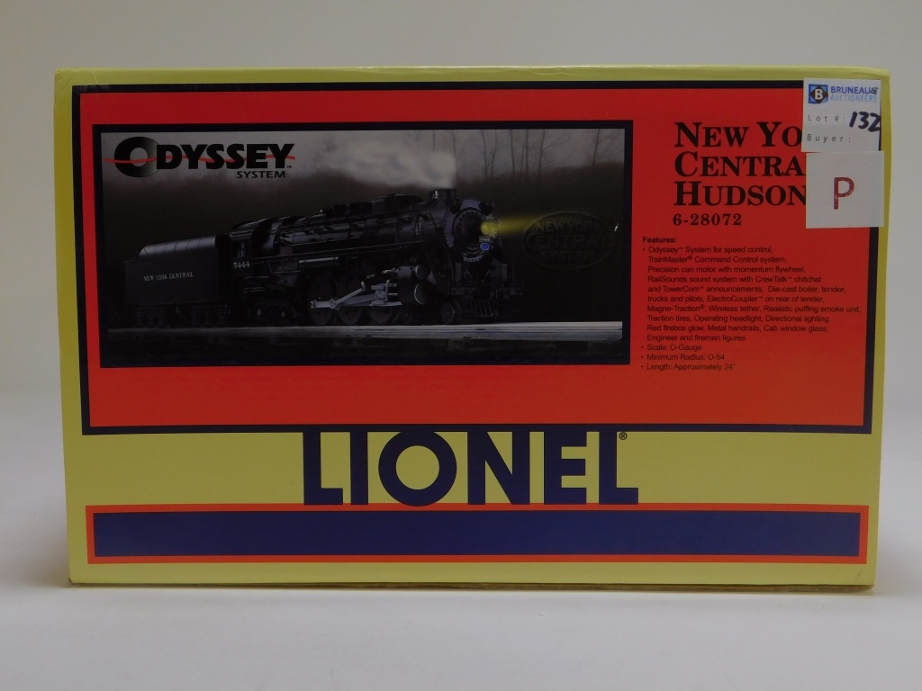 Appraisal: LIONEL NEW YORK CENTRAL HUDSON LOCOMOTIVE TENDER Item no -