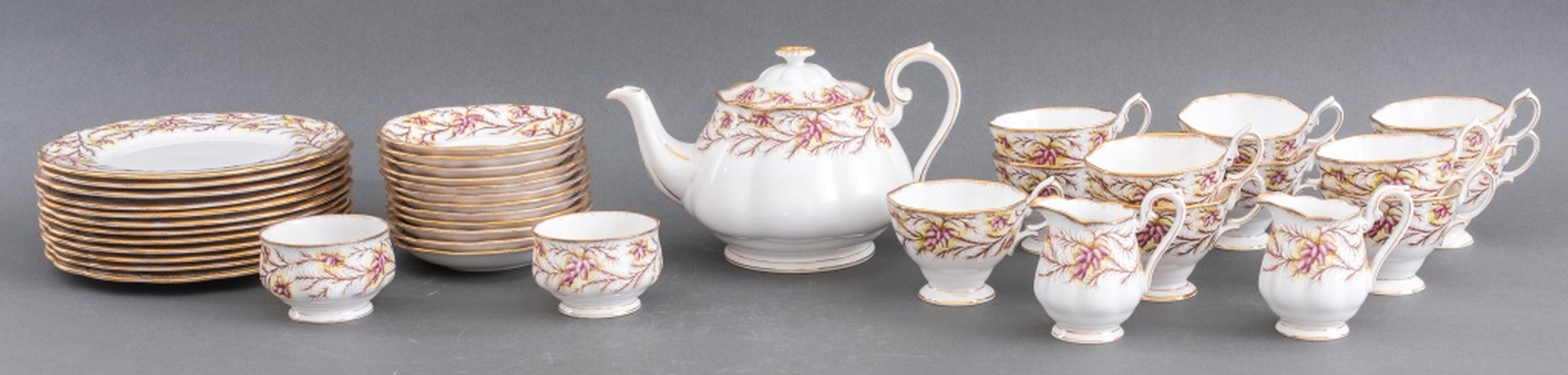 Appraisal: ROYAL ALBERT BONE CHINA TEA SERVICE SET OF English Royal