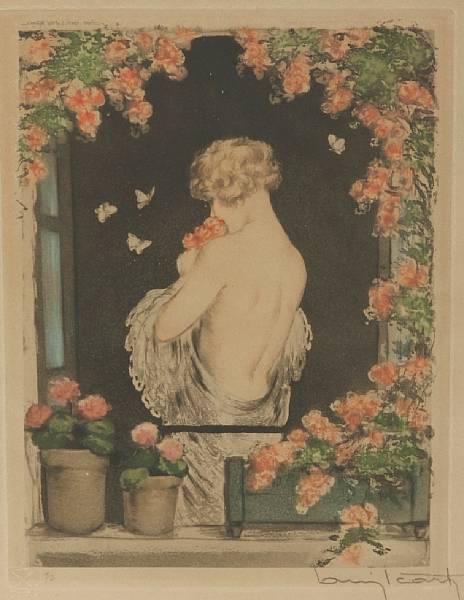 Appraisal: Louis Icart French - Summer H C amp I Etching