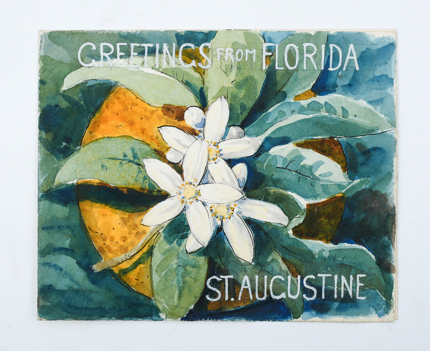 Appraisal: KRONDORF William F American German - Greetings from Florida St