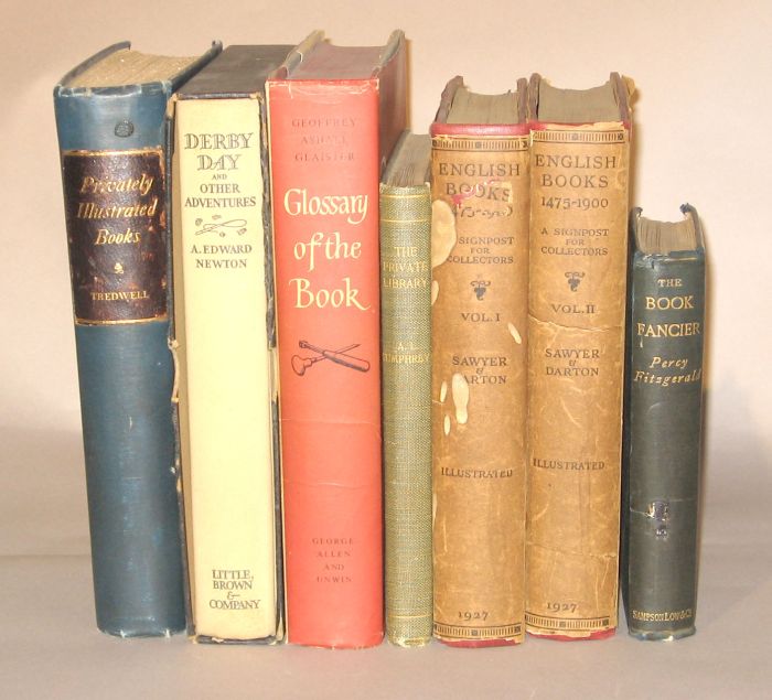 Appraisal: vols Books on Books Fitzgerald Percy The Book Fancier London